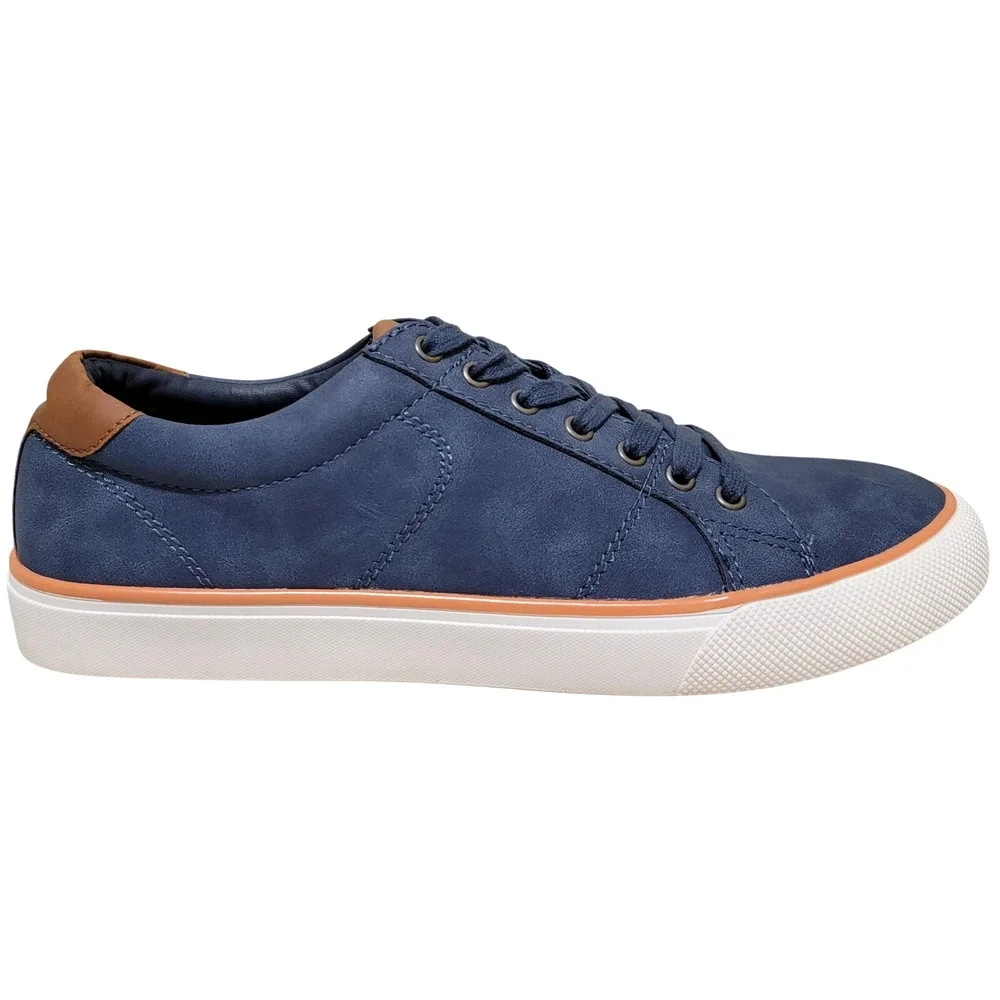 Club Room Men Dominic Low Top Lace Up Tennis Sneakers Size US 7.5M Navy Blue